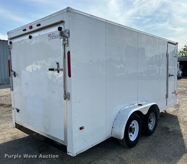 image for item EG1487 2015 Horton Vans HY716TA enclosed cargo trailer