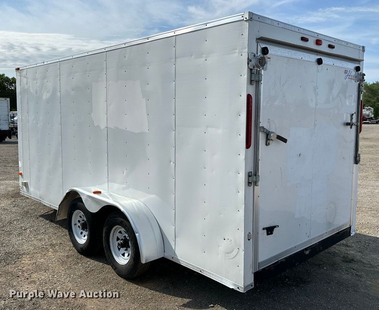 image for item EG1487 2015 Horton Vans HY716TA enclosed cargo trailer