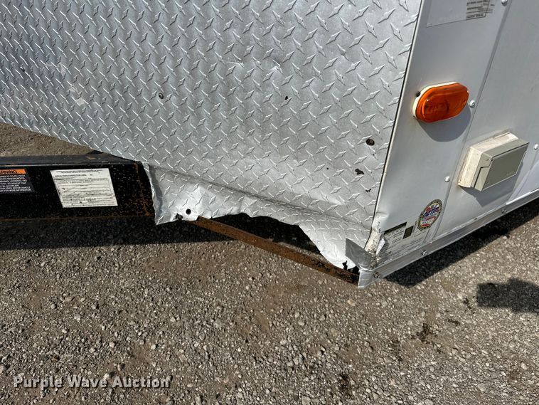 image for item EG1487 2015 Horton Vans HY716TA enclosed cargo trailer