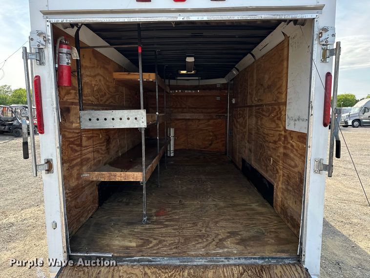 image for item EG1487 2015 Horton Vans HY716TA enclosed cargo trailer