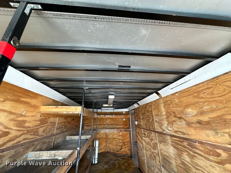 image for item EG1487 2015 Horton Vans HY716TA enclosed cargo trailer