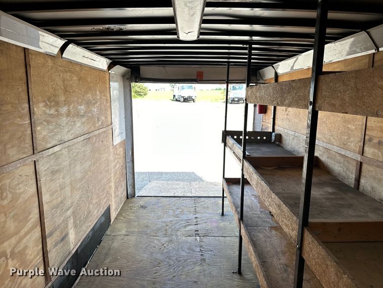 image for item EG1487 2015 Horton Vans HY716TA enclosed cargo trailer
