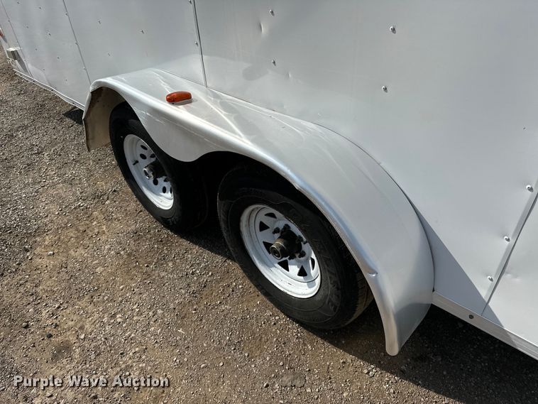 image for item EG1487 2015 Horton Vans HY716TA enclosed cargo trailer