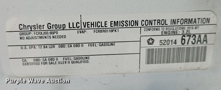 image for item EI3955 2015 Jeep Cherokee Latitude SUV