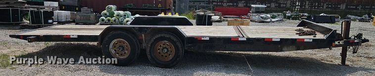 image for item EI3961 2017 Rice Trailers PTH22 tilt deck equipment trailer