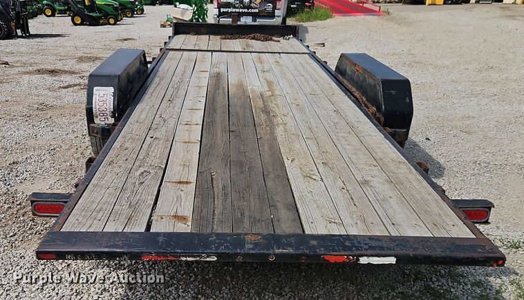 image for item EI3961 2017 Rice Trailers PTH22 tilt deck equipment trailer