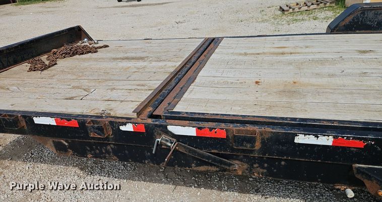 image for item EI3961 2017 Rice Trailers PTH22 tilt deck equipment trailer