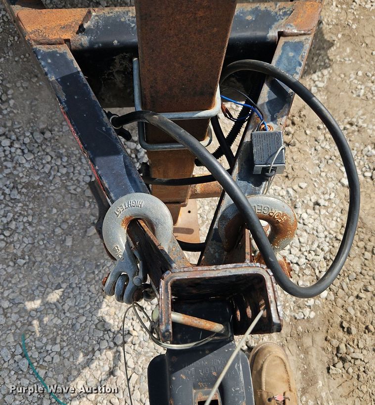 image for item EI3961 2017 Rice Trailers PTH22 tilt deck equipment trailer