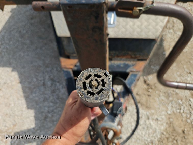 image for item EI3961 2017 Rice Trailers PTH22 tilt deck equipment trailer