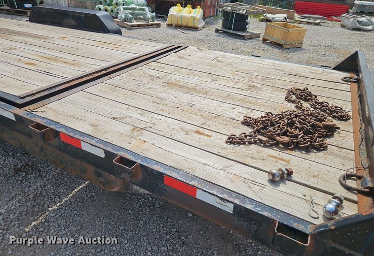 image for item EI3961 2017 Rice Trailers PTH22 tilt deck equipment trailer