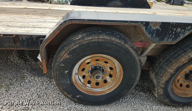 image for item EI3961 2017 Rice Trailers PTH22 tilt deck equipment trailer