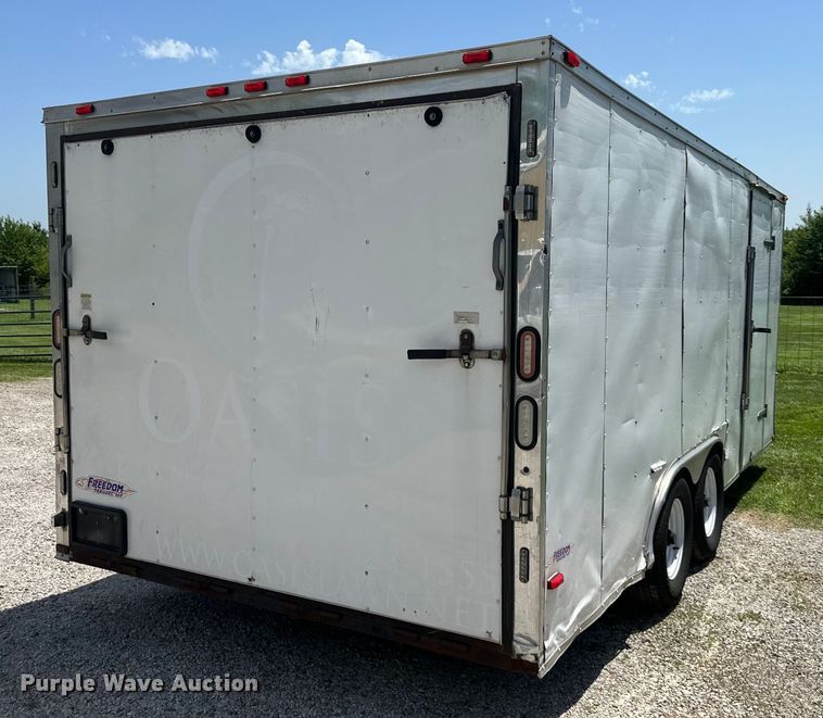 image for item EJ7024 2010 Freedom enclosed cargo trailer