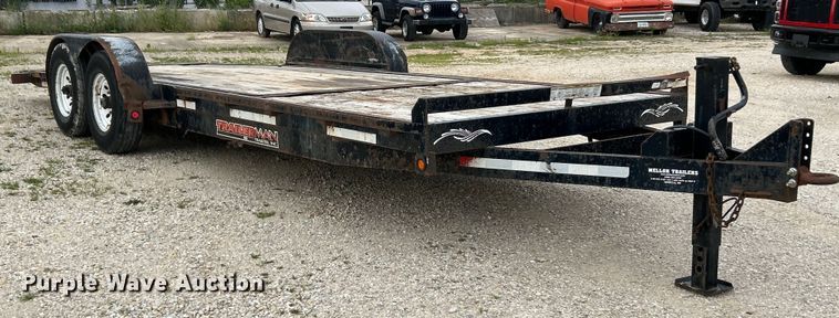 image for item EK4887 2011 Trailerman CTT7617N14 tilt deck equipment trailer