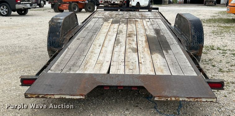 image for item EK4887 2011 Trailerman CTT7617N14 tilt deck equipment trailer