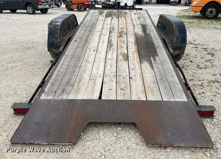 image for item EK4887 2011 Trailerman CTT7617N14 tilt deck equipment trailer