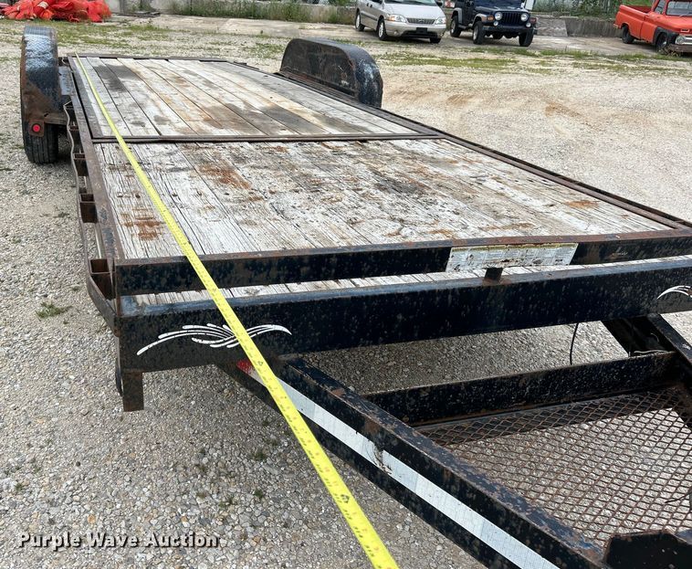 image for item EK4887 2011 Trailerman CTT7617N14 tilt deck equipment trailer