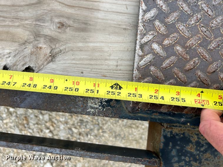 image for item EK4887 2011 Trailerman CTT7617N14 tilt deck equipment trailer