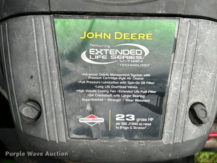 image for item EK4899 2009 John Deere  Z425 ZTR lawn mower