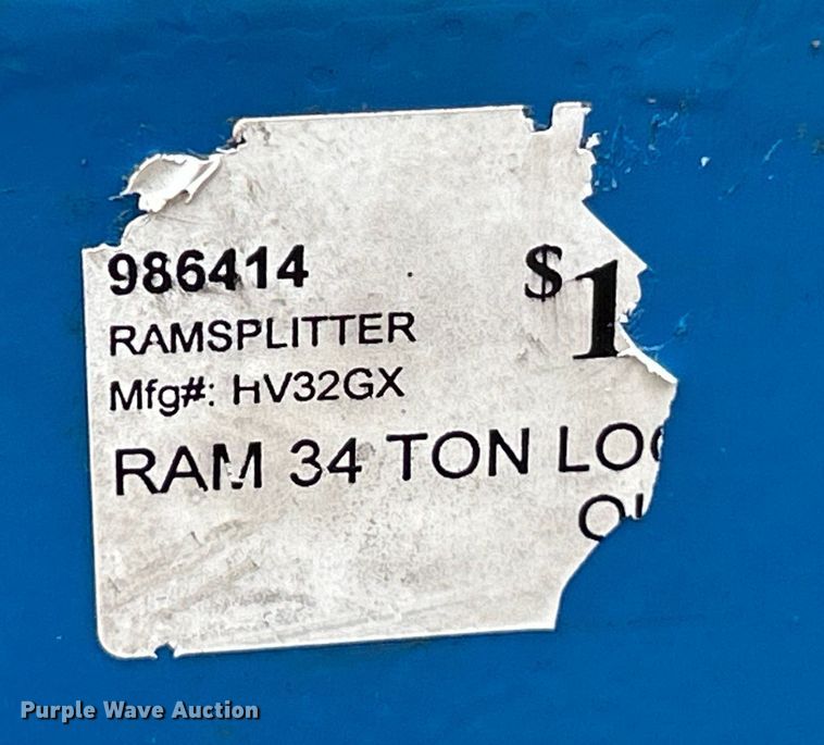 image for item EK4900 Ramsplitter HV32GX log splitter