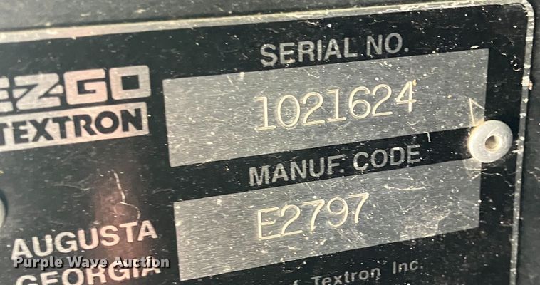 image for item EK6210 E-Z Go Freedom  golf cart