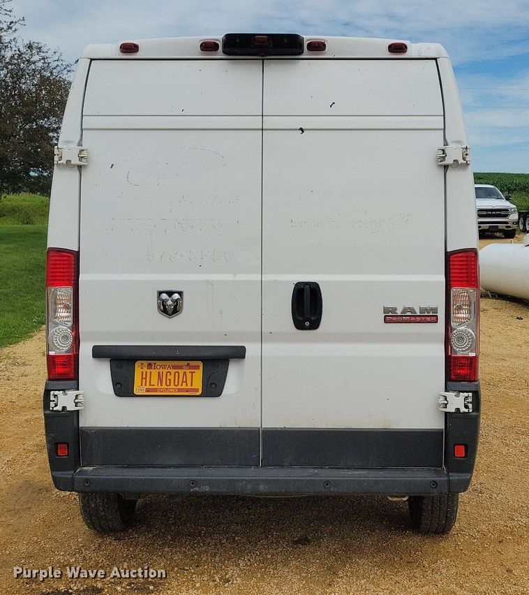 image for item KA9922 2017 Ram ProMaster 2500 van