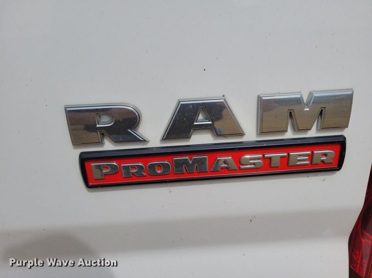 image for item KA9922 2017 Ram ProMaster 2500 van