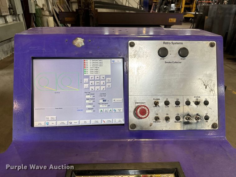 image for item MU9942 2008 Retro Systens H60-EDR1S CNC plasma/torch cutting table