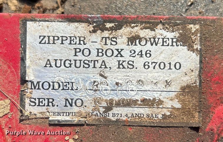 image for item NB9437 Zipper  TS ZTR lawn mower