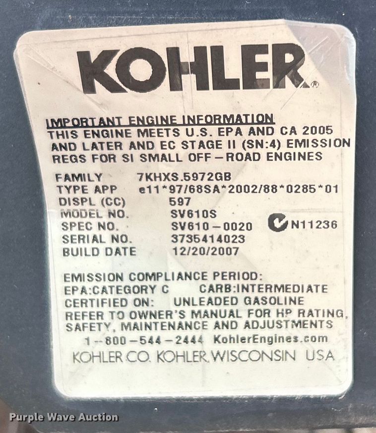 image for item NB9438 Toro Z4220 ZTR lawn mower