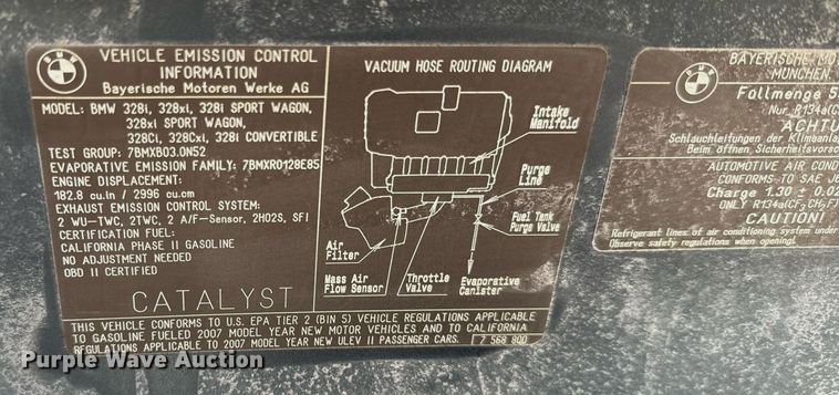 image for item NF9335 2007 BMW   328xi 