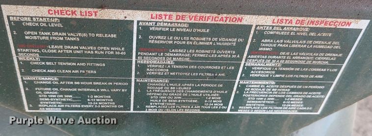 image for item NG9252 (2) Rolair Kinair air compressors