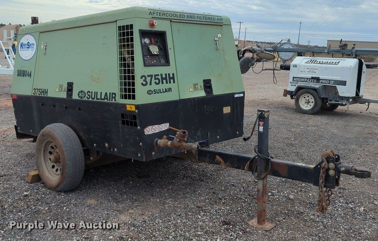 image for item NG9286 2018 Sullair 375HH air compressor