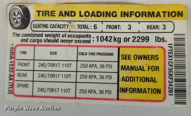 image for item NG9303 2016 Ford F150 SuperCab pickup truck