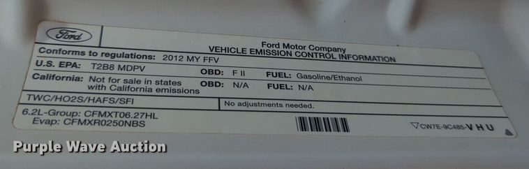 image for item NG9917 2012 Ford  F250 Super Duty Crew Cab pickup truck