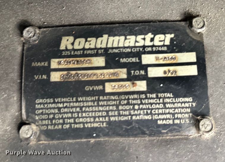 image for item NQ9645 1993 Monaco Dynasty  RV