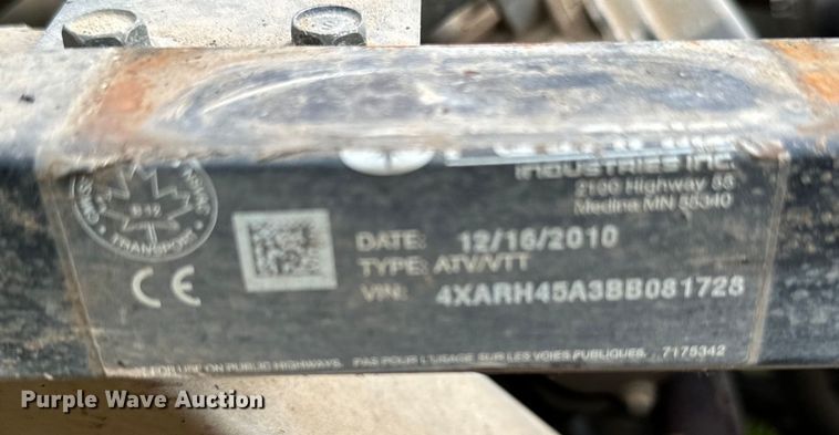 image for item NQ9674 2011 Polaris  Ranger utility vehicle