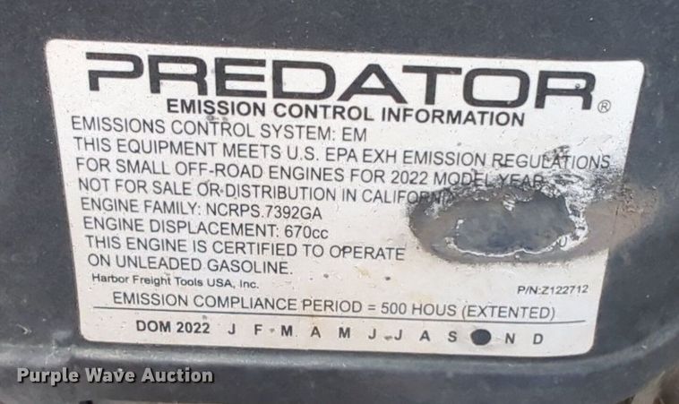 image for item NW9506 2022 Aaladin 42-535GLDH-C pressure washer