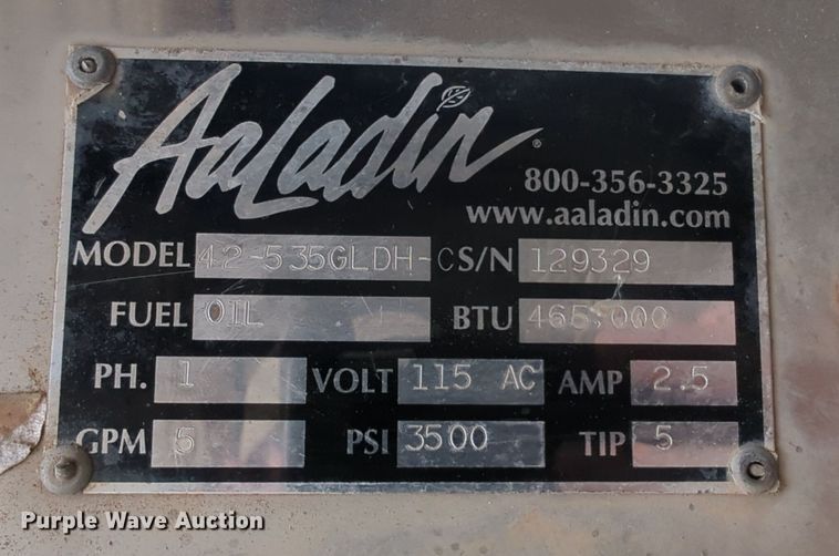 image for item NW9506 2022 Aaladin 42-535GLDH-C pressure washer