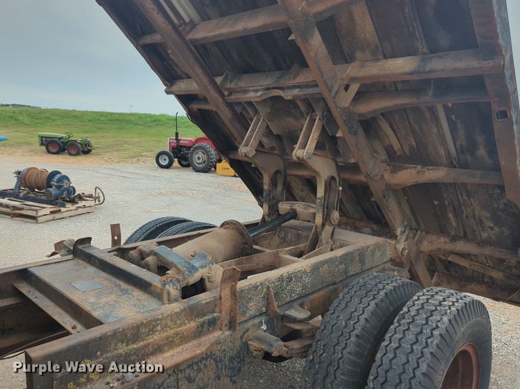 image for item NW9551 1954 Chevrolet  4100 dump flatbed pickup truck