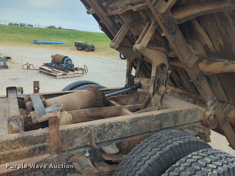 image for item NW9551 1954 Chevrolet  4100 dump flatbed pickup truck