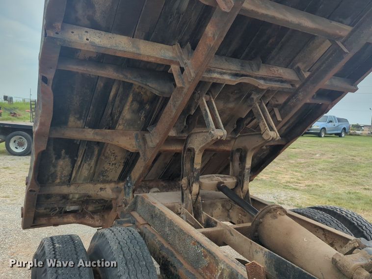 image for item NW9551 1954 Chevrolet  4100 dump flatbed pickup truck