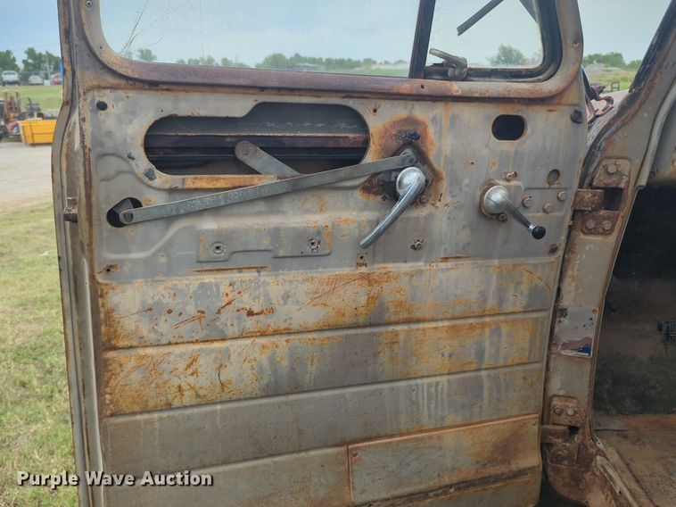 image for item NW9551 1954 Chevrolet  4100 dump flatbed pickup truck