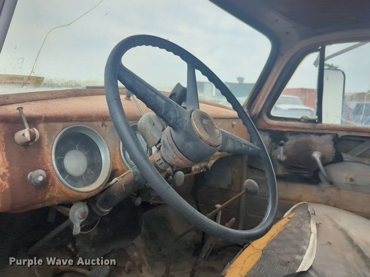 image for item NW9551 1954 Chevrolet  4100 dump flatbed pickup truck