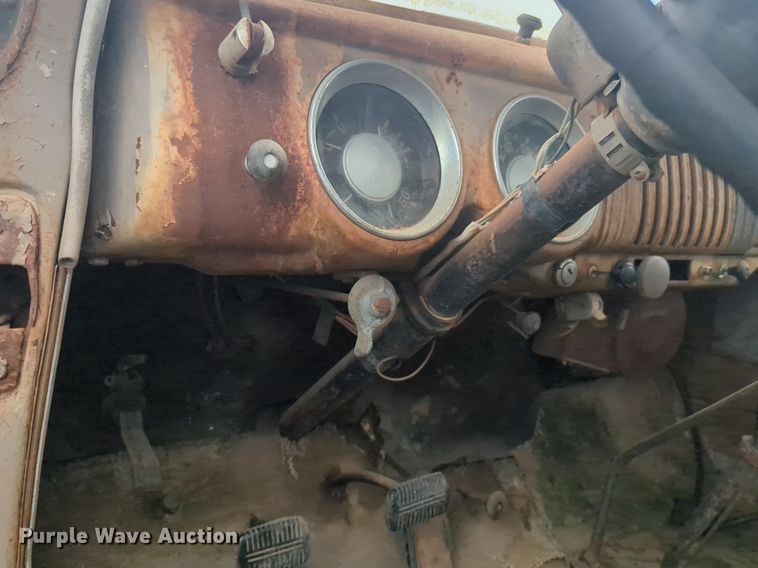 image for item NW9551 1954 Chevrolet  4100 dump flatbed pickup truck