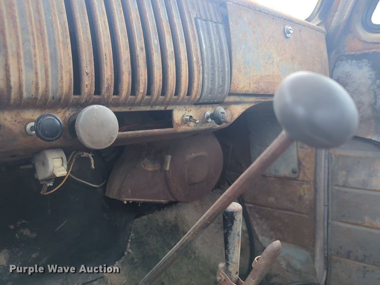 image for item NW9551 1954 Chevrolet  4100 dump flatbed pickup truck