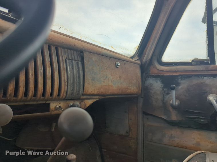 image for item NW9551 1954 Chevrolet  4100 dump flatbed pickup truck