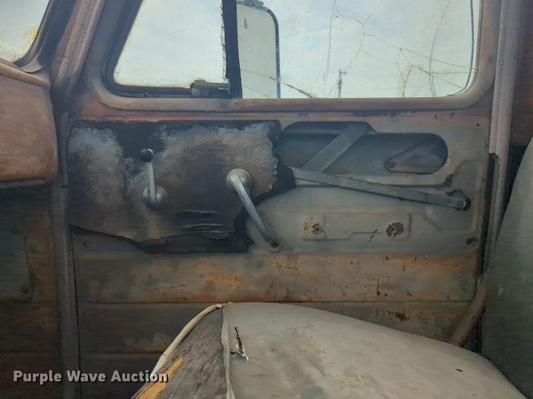 image for item NW9551 1954 Chevrolet  4100 dump flatbed pickup truck