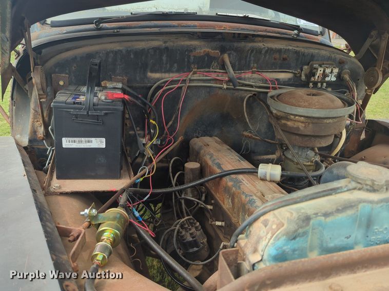 image for item NW9551 1954 Chevrolet  4100 dump flatbed pickup truck