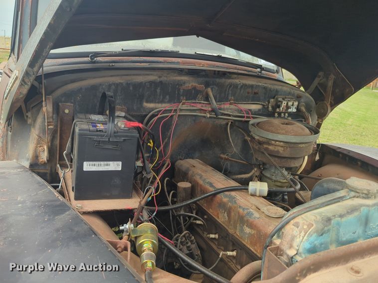 image for item NW9551 1954 Chevrolet  4100 dump flatbed pickup truck