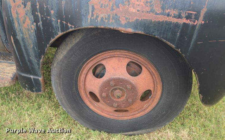 image for item NW9551 1954 Chevrolet  4100 dump flatbed pickup truck